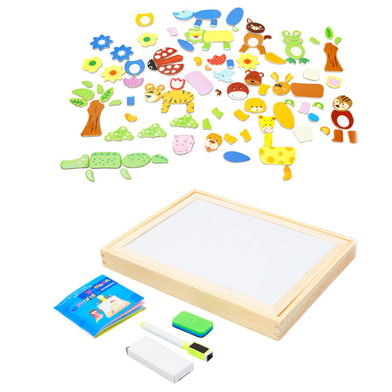 idrop Children Interactive Drawing & Playing Magnetic White & Black Board
