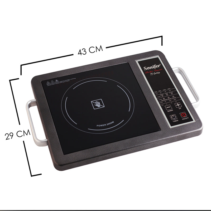 idrop Kitchen Electric Hot Plate Cooker with Adjustable Temperature Control 2000W