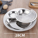 idrop [ 28CM ] SUS304 Stainless Steel Dumpling Tray Plate with Drainage Tray / Pinggan Makan Kuih Kukus + Alas Keluli Tahan Karat / SUS304不锈钢饺子盘盘带排水盘