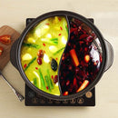 idrop [ 6 Liter ] 36CM 2 in 1 Ceramic Mandarin Duck Claypot / Mangkuk Seramik Dua Dalam Satu / 6L鸳鸯锅(不带盖)36CM(砂煲)(金刚煲V6)