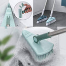 idrop Triangular Floor Scrubbing Cleaning Brush / Berus Mop Pencuci Lantai Tiga Segi / 可弯曲刷头不锈钢杆地板刷(圆三角头)