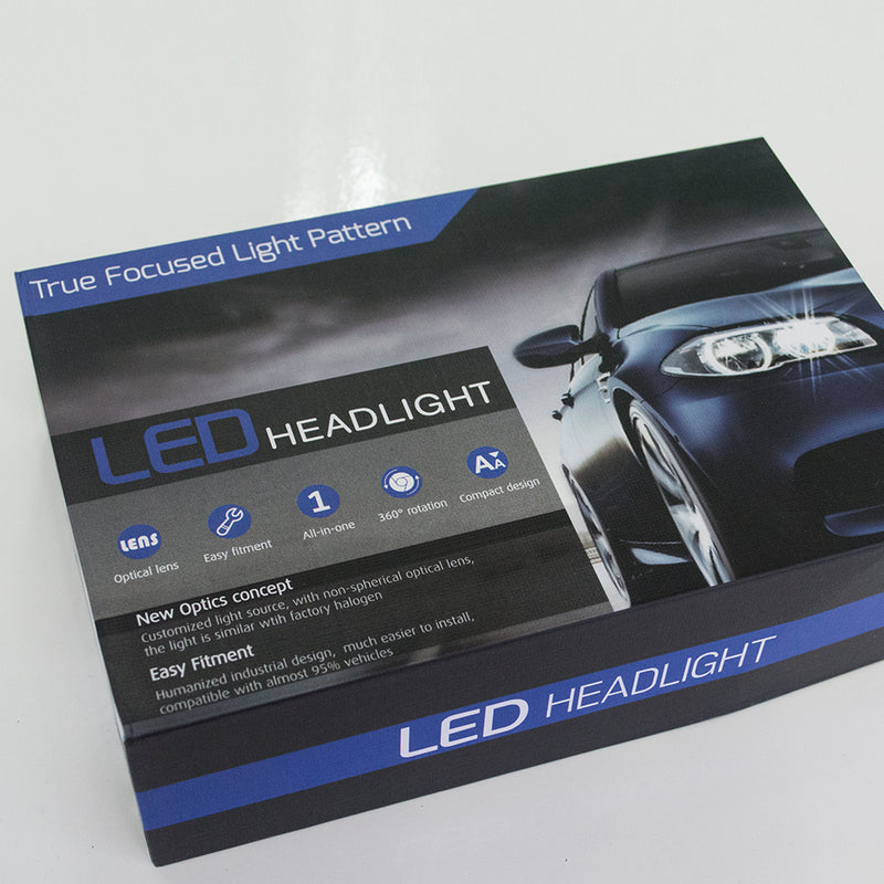1 set MX15 9005 Car LED Headlight Driving Light Bulbs Hi/Lo Beam White 6000K