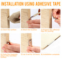 idrop [ 10PCS Pack ] Cabinet Door Invisible Magnet / Magnet Pintu Laci / (10PCS/PACK)柜门隐形磁铁(银色)