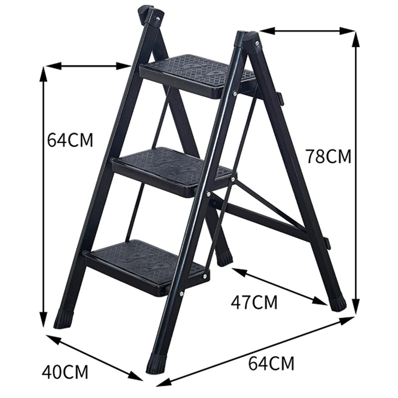 idrop 3 LAYER Foldable Compact Standing Step Household Ladder