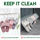 idrop 1pcs Multipurpose Stainless Steel Drying Shoe Hanger Rack