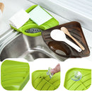 idrop Kitchen Sponge & Soap Sink Corner Shelf Rack / Rak Span dan Sabun Sinki / 塑料三角形水槽置物沥水架