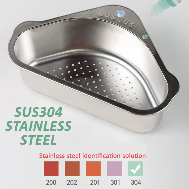 idrop Stainless Steel Sink Drain Basket SUS304 / Bekas Sisa Sinki Keluli Tahan Karat / 不锈钢水槽沥水垃圾篮(304)