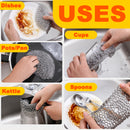 idrop [ 5 INCH ] SUS304 Stainless Steel Chainmail Dishwashing Scrubber / Pembasuh Pinggan Mangkuk Besi / 不锈钢刷锅网(304)(洗碗神器)