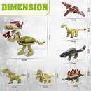 idrop 6in1 Kid's Dinosaur Building Blocks Toy [ 1pc Dinosaur Random ]