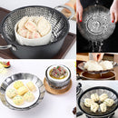 idrop [ 19CM ] Folding Retractable Food Steamer Plate