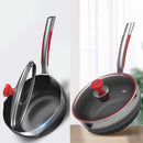 idrop [ 24CM ] Double Sided Honeycomb Stainless Steel Single Handle Wok SUS316 Petty Pot / Periuk Masak Keluli Tahan Karat / 双面蜂窝不锈钢单柄炒锅 SUS316