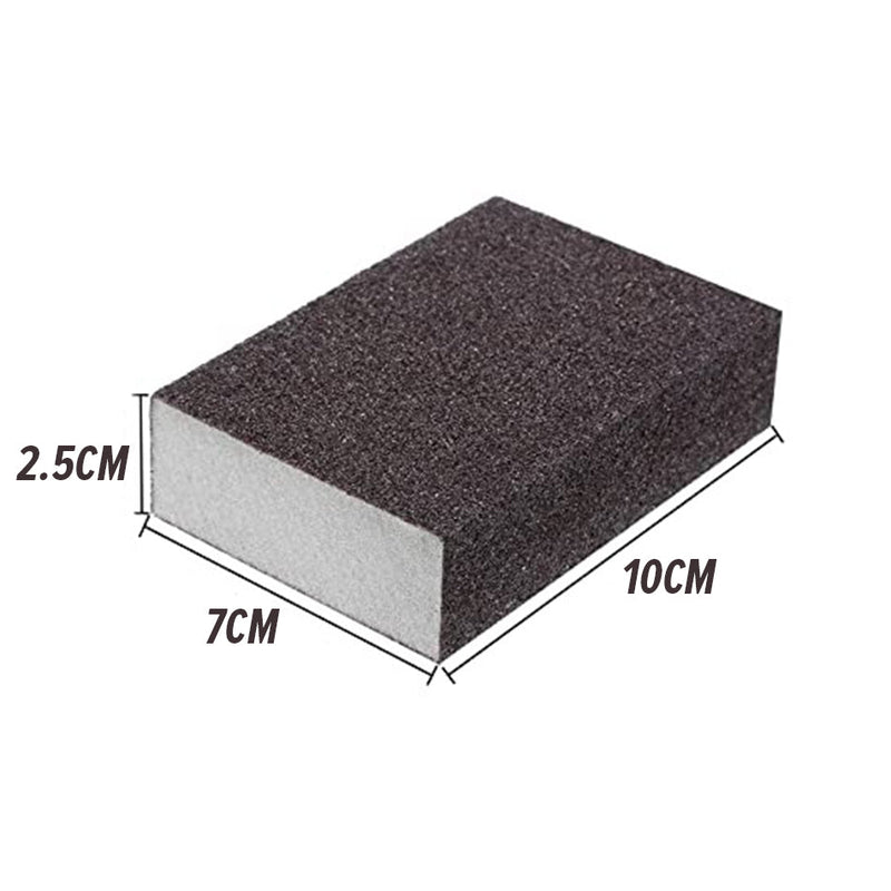idrop [ 1 PC ] Black Emery Sanding Scrubbing Sponge For Pots Pans / Span Kasar Hitam Pencuci Periuk / 黑色金钢砂海绵(梦之瑞)