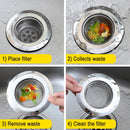 idrop [ 11CM ] Stainless Steel Kitchen Sink Strainer Drainer Filter