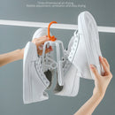 idrop Shoe & Sandal Rotating Foldable Hanger / Tempat Penyangkut Kasut & Selipar Boleh Putar dan Lipat / 网红塑料晾鞋架