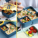 idrop [ 1100ml ] Portable Leakproof Seal Tight Food Storage Eating Lunch Box