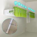 idrop [ 10 SLOT ] Wall Mounted Spice Bag Storage Rack / Rak Gantung Perencah Plastik / 调料包壁挂收纳架
