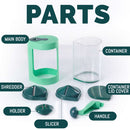 idrop Multifunction Kitchen Vegetable Hand Manual Spin Slicer Roller