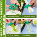 idrop Plum Bossom Onion Vegetable Shredder Slicer Cutter / Pemotong Penghiris Daun Bawang / 葱丝切器