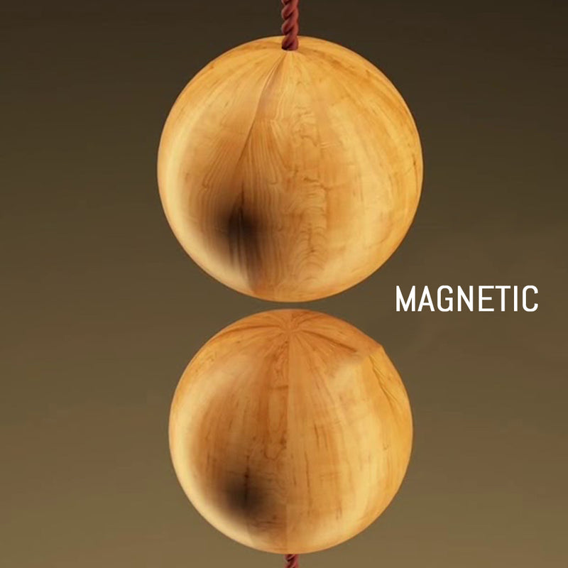 idrop Hanging Magnetic Balance LED Lamp [ Actual Wood ]
