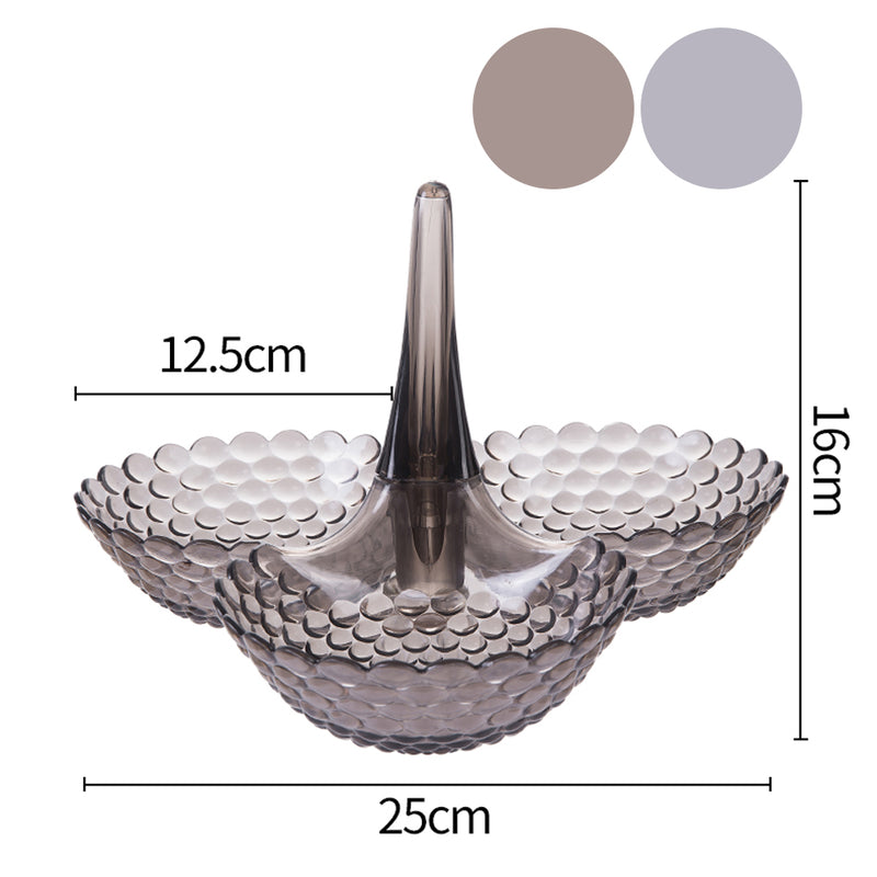 idrop Stackable Multilayer Snack Fruit Food Tray [ 1pc ]