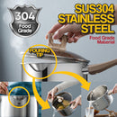 idrop [ 18CM / 24CM ] SUS304 Stainless Steel Milk Pot & Soup Pot with Composite Bottom / Periuk Masak Susu & Sup Keluli tahan Karat / 18CM不锈钢慕森奶锅 24CM不锈钢慕森汤锅 (304)