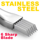 idrop Stainless Steel Vegetables and Scallion Cutter & Slicer / Pisau Bilah Pemotong Sayur / 不锈钢松肉器(不锈钢切葱器