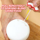 idrop [ 300ml ]  2-Blade Handheld Manual Garlic Masher Blender / Pengisar Makanan / 迷你料理器(蒜泥器)