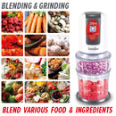 idrop [ SONIFER ] 2 IN 1 Double Layer Food Chopper Blender Dual Speed 250W / Pengisar Makanan Dua dalam Satu / 500+200ML双层碎肉机 [ 200ml + 500ml ]