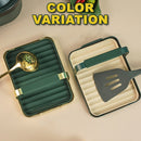 idrop Wrought Iron Spatula Holder / Pemegang Tempat Simpanan Spatula / 轻奢锅铲架(墨绿色)