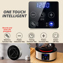 idrop [ 1300W ] Round Plate Electric Ceramic Stove Heating Cooktop / Dapur Seramik Elektrik Pelbagai Guna / 不锈钢触摸电陶炉