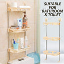 idrop [ 3 LAYER ] Multilayer Bathroom Toilet Toiletry Storage Shelf Rack