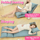 idrop [ SINGLE ] Foldable Long Floor Lounge Lazy Sofa Chair / Kerusi Baring Lipat /  加长懒人躺椅 [ 210CM L x 65CM W ]