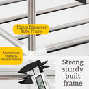 idrop 5 LAYER Tier Aluminium Household Storage Rack Shelf for [ Living Room / Kitchen / Bathroom ]