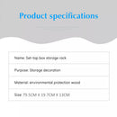 idrop [ 2 LAYER ] Wall Mounted Wall Set-Top Box TV Router and Player Set Storage Shelf Rack