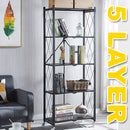 idrop 4 LAYER / 5 LAYER Foldable Portable Space Saving Kitchen Storage Shelf Rack