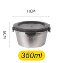 idrop [ 350ml / 550ml ] Food Container Lunch Box Stainless Steel SUS304 / Kotak Simpanan Makanan / 食品容器饭盒不锈钢SUS304