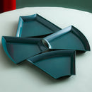 idrop [ 8PCS ] Crescent Dining Serve Plate Food Platter / Pinggan Lauk Makanan / 塑料月牙盘