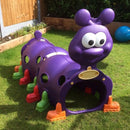 idrop PLAYGROUND - Children Purple Caterpillar Tunnel ( 4 Sections )