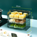 idrop [ 3 LAYER ] Multilayer Transparent Food Preparation Plate Rack / Rak Bertingkat Penyediaan Makanan / 多功能可叠加配菜盘