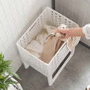 idrop Standing Foldable Dirty Laundry Storage Basket / Bakul Baju Basuhan Kotor / 可站立折叠收纳篮 58*39.5*30CM(气泡+盒子装)