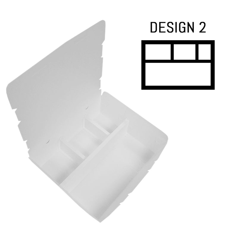 idrop Disposable Takeaway Paper Cardboard Food / Lunch Box Wholesale [ 1 / 10 / 40 / 100 pcs ]