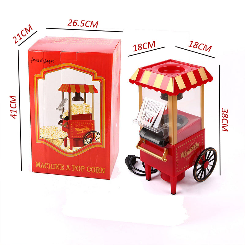 idrop Vintage Retro Style Mini Popcorn Maker Cart Machine / Mesin Popcorn Rekaan Klasik / 复古迷你爆米花机 (Party)