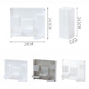 idrop Foldable Multifunction Storage Box For Stationary & Jewelry / Kotak Boleh Lipat Pelbagai Guna Penyimpanan Barangan Kecil / 多功能折叠置物架(桌面立体可折叠学生收纳盒)