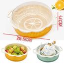 idrop Double Layer Fruit Vegetable Dish Washing & Rinsing Display Basket