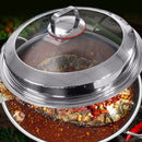 idrop [ 40CM ] Honeycomb Nonstick Stainless Steel SUS316 Cooking Wok with Full Lid Cover / Kuali Memasak Keluli Tahan Karat / 蜂窝不粘不锈钢SUS316炒锅半全盖