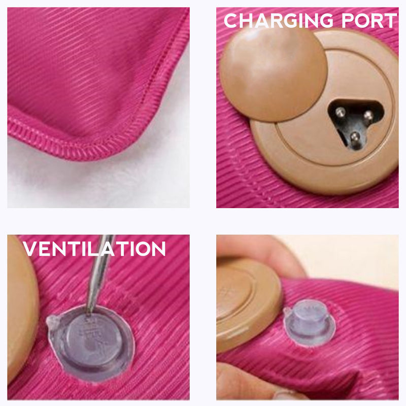 idrop Electric Heating Warm Bag Pillow Body Ache Relief with Clip Charger