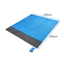 idrop [ 200 x 210CM ] Outdoor Waterproof Beach Blanket Portable Picnic Groundsheet / Alas Duduk Berkhelah Pantai Kalis Air / 单边灰款户外多功能便携口袋垫200*210CM(包含1个垫+4根地钉+束口袋+登山扣+OPP袋)