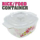 idrop Rose Pattern Melamine Kitchen Dining Tableware Set 6 [ 11 Pcs / 22 Pcs ]