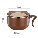 idrop [ 1200ml ] Stainless Steel SUS304 Instant Noodle Cup / Cawan Makan Mi Segera / 幻想猫泡面杯