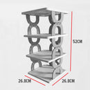 idrop [ 4 LAYER ] Folding Shoe Rack / Rak Kasut Senang Lipat Empat Lapisan / 四层折叠鞋架彩盒包装